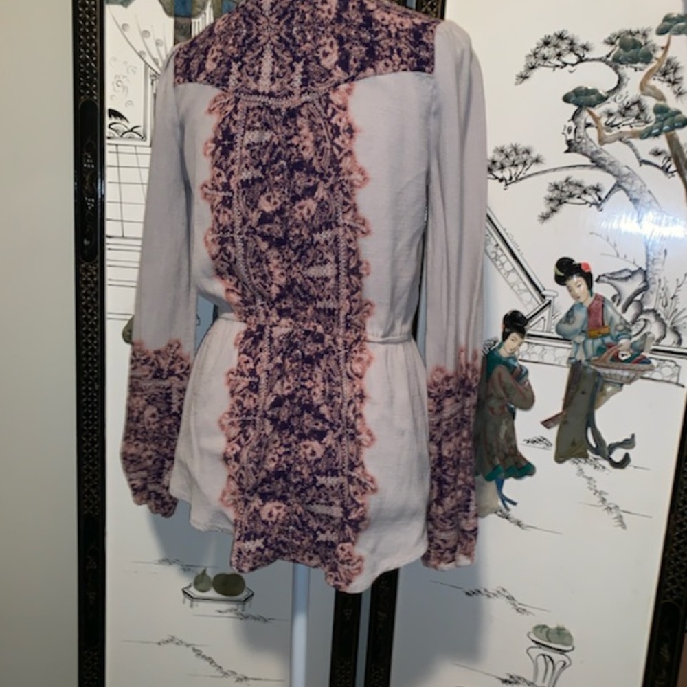 Free People Bohemian Multi-Colored Tunic - Picture 4 of 4
